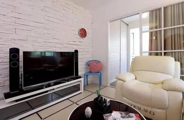 天津西青區裝修公司推薦新款電視背景牆