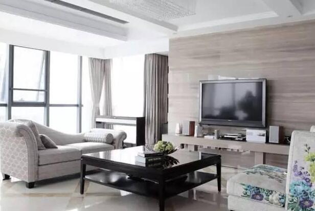 天津西青區裝修公司推薦新款電視背景牆