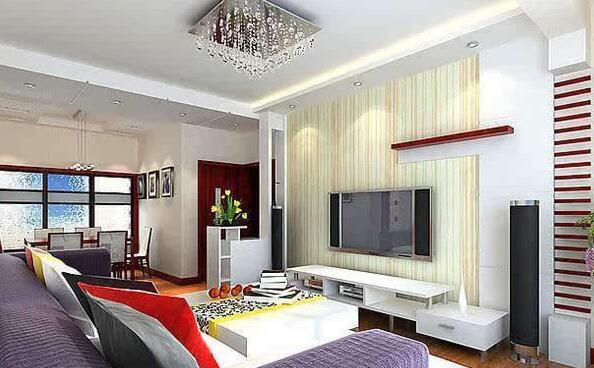 2016年婚房電視背景牆裝修效果圖大全