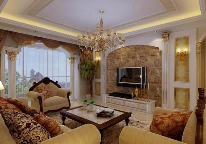 2016年婚房電視背景牆裝修效果圖大全