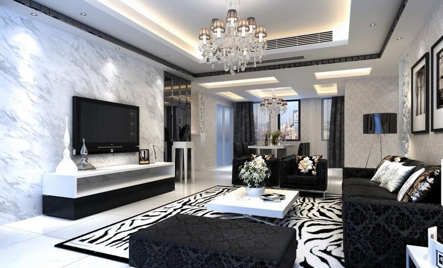 電視牆的設計要和整體風格向協調